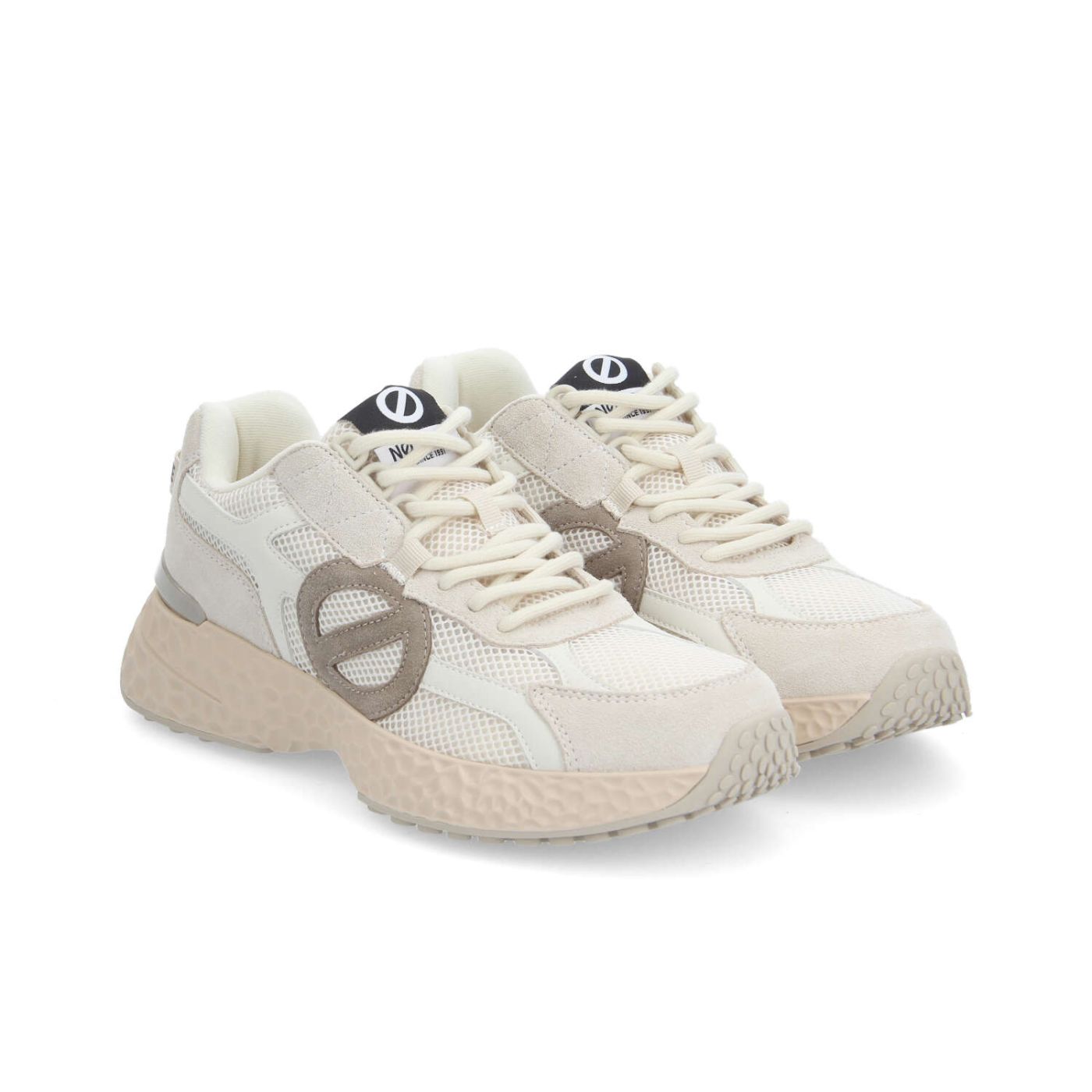 CARTER 2.0 RUNNER M - MESH/SUEDE/SUED - BLANC CASSE/BLANC/TAUPE